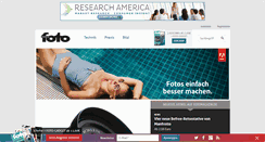 Desktop Screenshot of fotomagazin.de